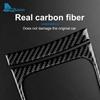 Real Soft Carbon Fiber Sticker For Ford Mustang 2015 2016 2017 2018 2019 2020 2021 2022 Car Gear shift Panel Trim Accessories