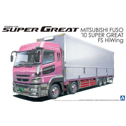 Aoshima Bunka Kyozai (AOSHIMA) 1/32 Heavy Freight Series No. 14 Mitsubishi Fuso '10 Super Great FS High Wing Plastic Model