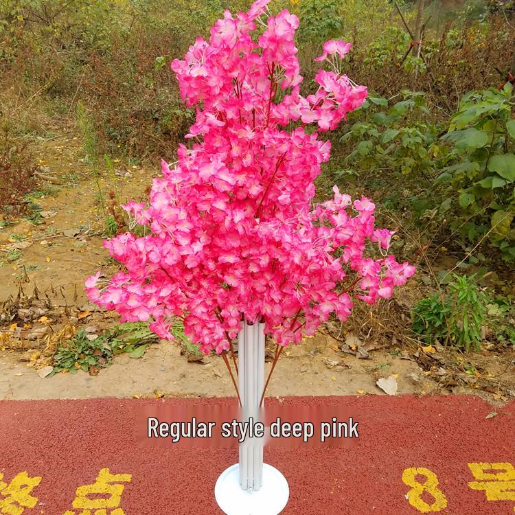 Cherry Blossom Wedding Aisle Runner and Flower Basket Stand