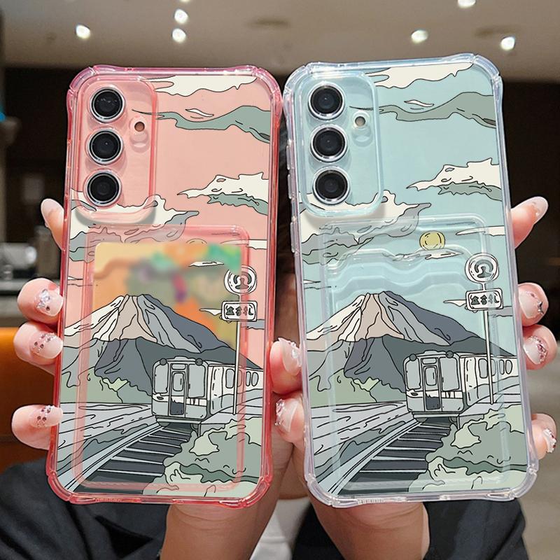 Etui na kartę Portfel Etui na telefon Samsung Galaxy S24 S23 FE S25 Edge S22 Ultra A56 A55 A25 A15 A16 5G A17 Poziome Miękkie Pokrowiec z TPU