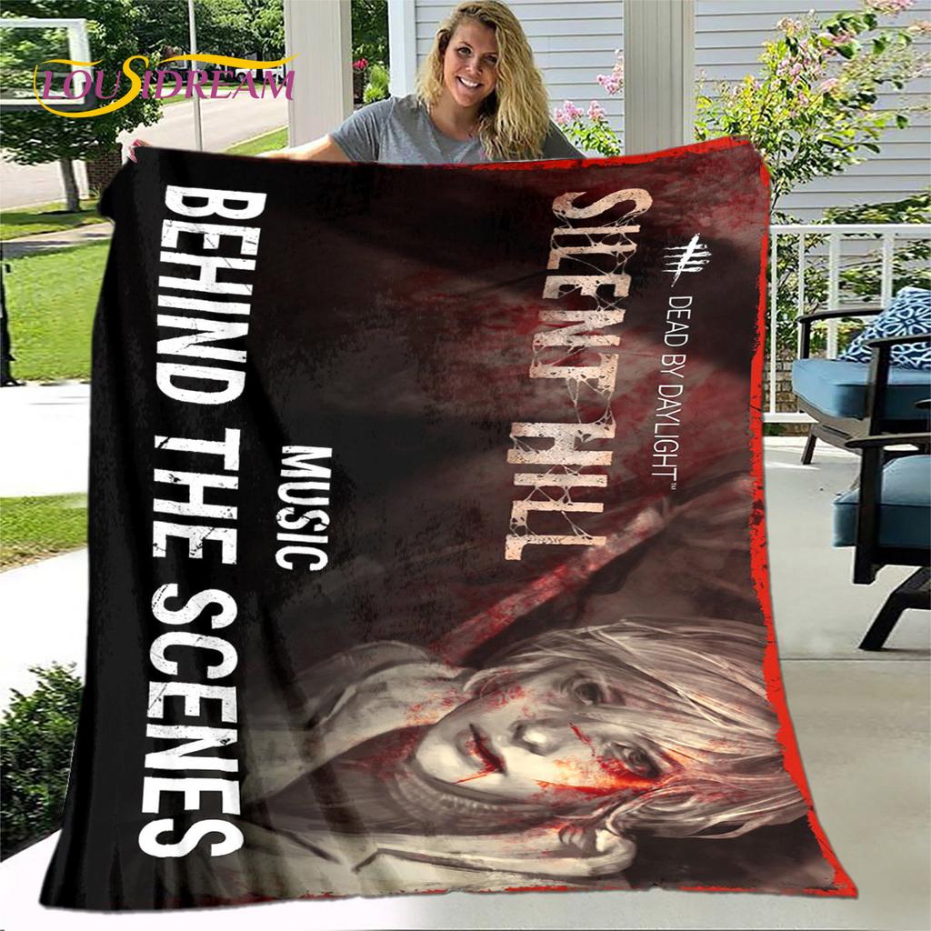 Silent Hill Horror Movie Game Soft Plush Blanket,Flannel Blanket Throw Blanket for Living Room Bedroom Bed Sofa Picnic Cover Kid