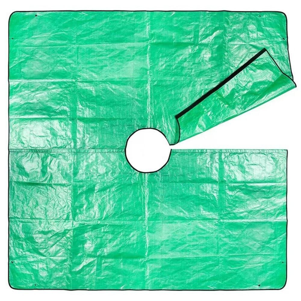 1m 3.28ft Fallen Leaves Collection Four Corner Buttons Shrub Base Mulch Mat Outdoor Use