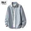 Baleno S&K American Casual Loose-Fit Cotton Shirt