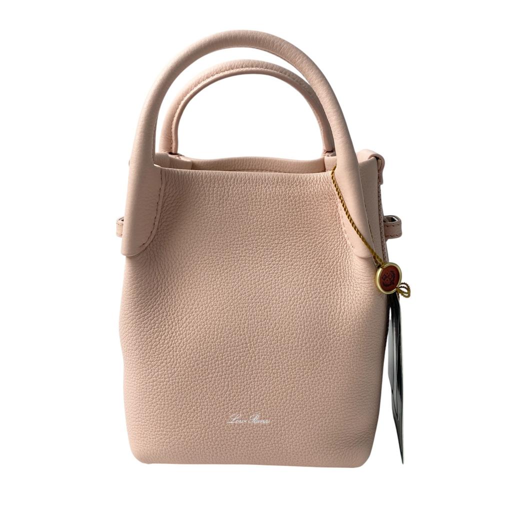 Used Loro PianaShoulder Bag Pink Leather Women