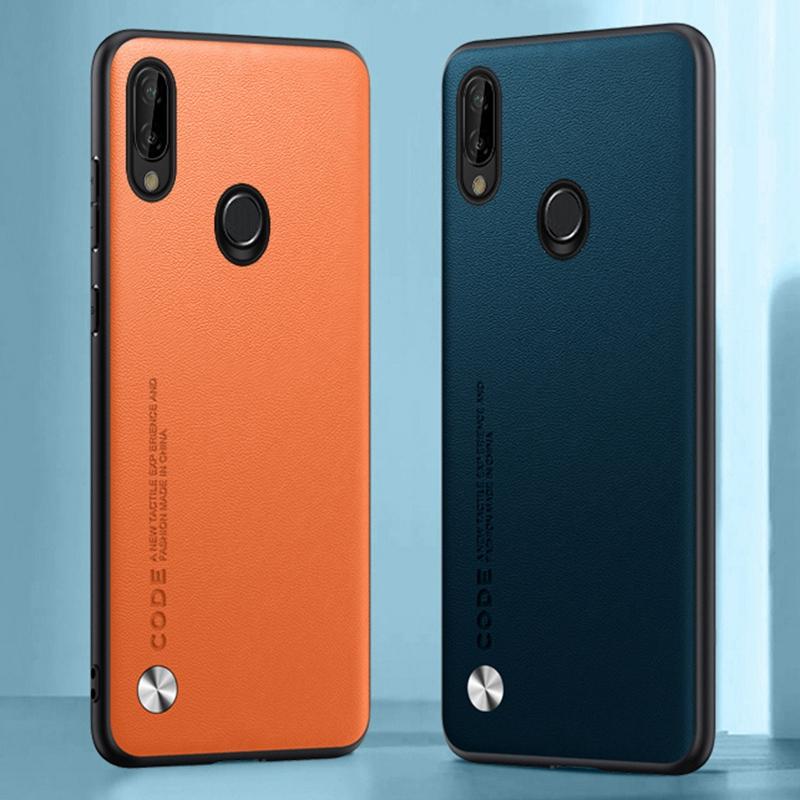 Luxury PU Leather Case For Huawei P Smart Plus 2018 Back Cover Matte Silicone Protection Phone Case For Huawei Nova 3i Nova3i