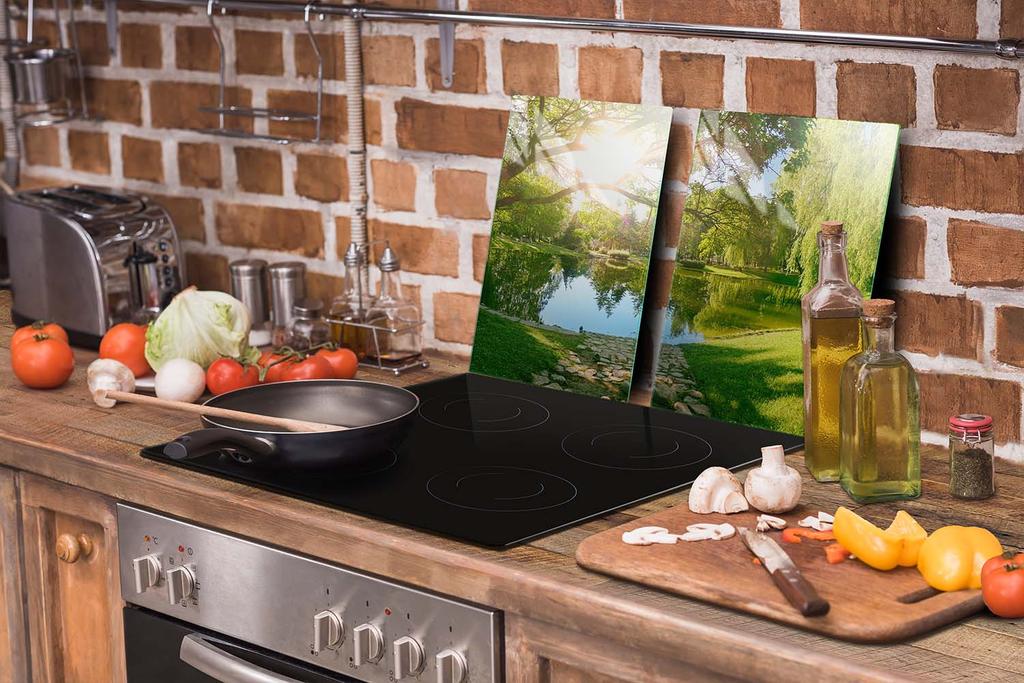 GLAS-SCHUTZPLATTE FÜR DIE KÜCHE 65x52 ANSICHT