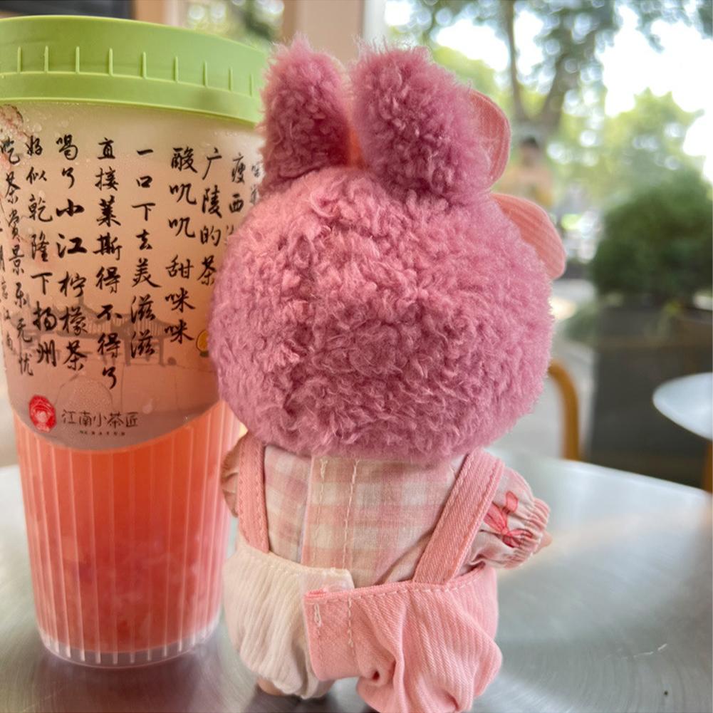 For 17cm/38cm Labubu Doll Clothes Fashion Clothes Shirts Overalls Doll Clothes Color Match Dolls Accessories Cute Decoration Little Clothes