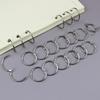Metal Detachable Loose-Leaf Binder Rings for DIY Albums, Word Cards, and Photo Books