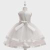 2024 Beaded Princess Tutu Dress for Girls - Flower Girl Wedding Attire
