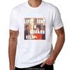 Life Isn't A Godard Film Quote T-Shirt Aesthetic Clothing Summer Top Men's Cotton T-shirt
