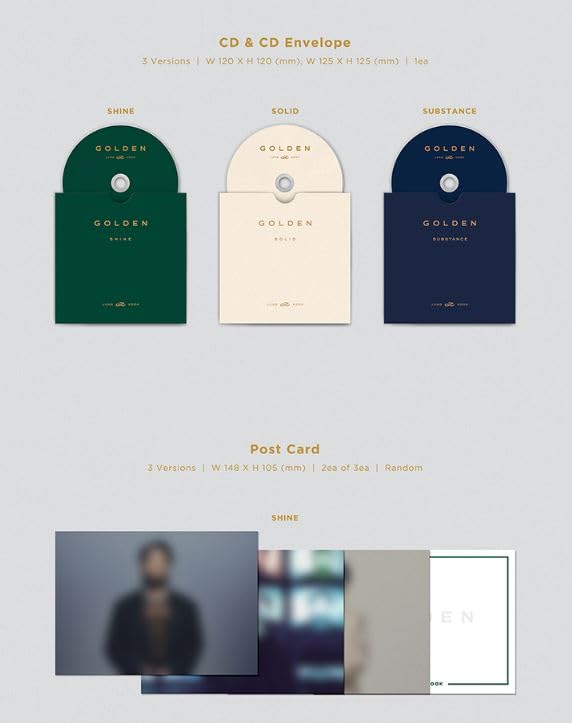 Golden (Shine Ver.) – Jung Kook (BTS) [CD / Korean Edition]