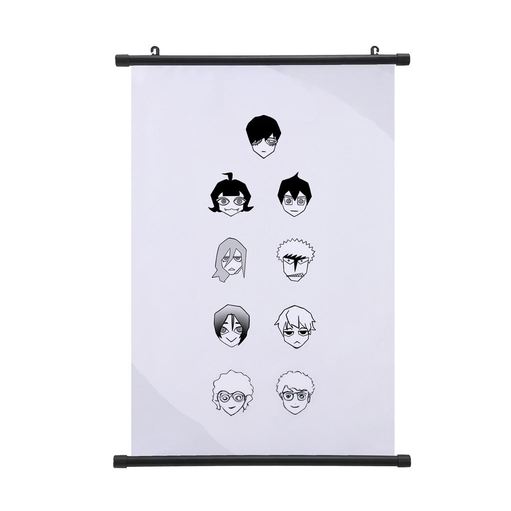 Anime Blue Lock Svitkový Plakát Isagi Yoichi Nagi Seishiro Umělecká Malba Závěsný Plakát Dětské Pokoje Samolepka na Zeď