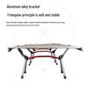 Ultra-Light Aluminum Folding Camp Bed for Camping, Office Naps, and Self-Driving Adventures