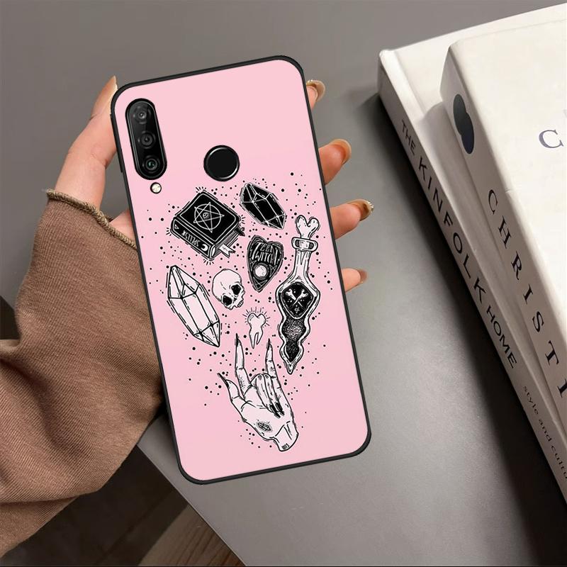 Witchcraft Occult Pentagram For Huawei Nova Y73 Y91 Y61 Y72 Y70 Y90 Y60 3i 7i 8i 11 12i 9 10 SE P20 P30 Pro P40 Lite Case