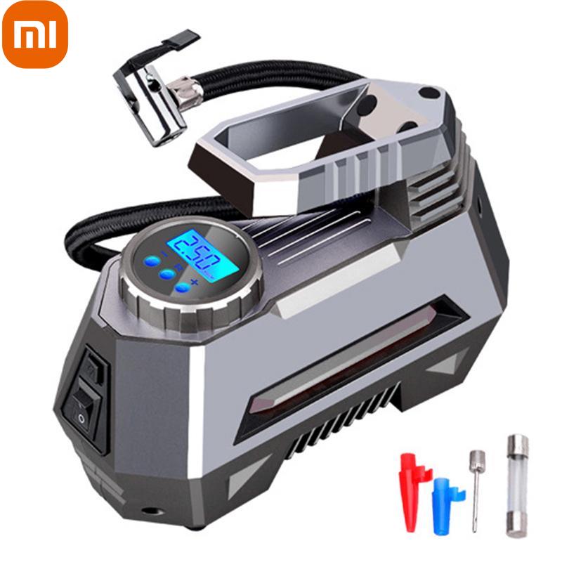 

Портативный воздушный компрессор Xiaomi для накачивания шин - насос для автомобильных шин с цифровым манометром (150 фунтов на квадратный дюйм, 12 В постоянного тока) Яркий аварийный фонарик
