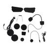 Motorcycle BT5.4 Helmet Headset with Smart Ambient Light, Motorcycle Wireless Headphones with Microphone, Voice