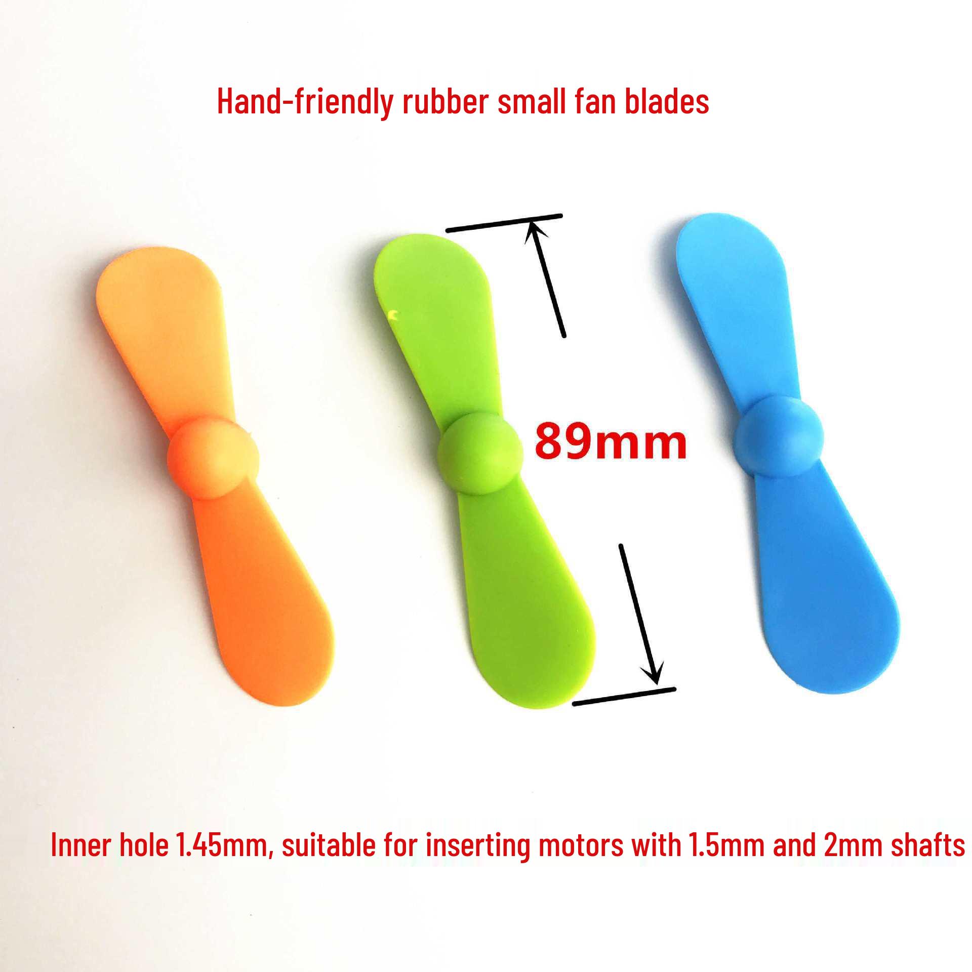 

2-Blade USB Mini Fan for DIY Projects Orange Blade