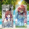 Anime Miku Nakano Handtuch Strand Dusche Bad Reise Leicht Hautfreundlich für Pool Camping Kreuzfahrt Sommer