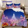 1PC Christmas theme pattern Bedding Quilt Set Quilt Cover Pillowcase Home Decoration Birthday Gift (1 * duvet cover + 2 * pillowcase, without core)
