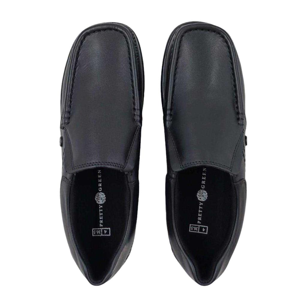 Pretty Green Boys Waltham Moc Toe School Shoes