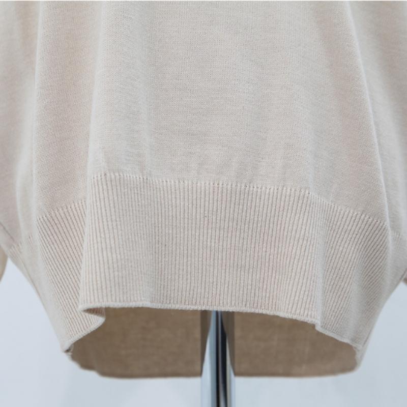 Shiz Madam Women White Lace Collar Knit T57494
