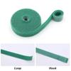 Self Adhesive Nylon Plant Tie Reusable Plant Hook Loop Ties Green Fastener Tape Bamboo Cane Wrap Support Home Garden Accessories