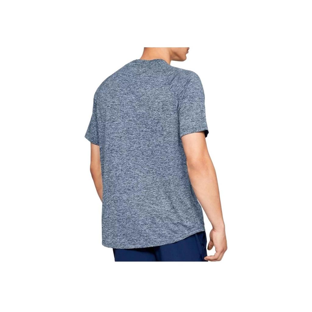 Under Armour Tech 2.0 Training Sports Quick-Dry Loose Short Sleeve T-Shirt Men Tops Grey Blue 1326413-409