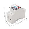 Adjustable Auto Reset Over Under Voltage Protector 240-300V 40A Digital Display Current Protector Circuit Protection