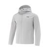 Li Ning Bequeme Minimalistische Vielseitige Kapuzen-Sportjacke mit Reißverschluss Herren Jacken Münzgrau AFDV675-9