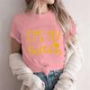 It's My Birthday T-shirt Friends Girls Birthday Squad Team Crew Party Group Tee Shirt 2024 Y2k Funny Graphic Tops Women Clothing