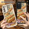 Phone case: 2D flat, suitable for Samsung Galaxy A34 A35 M05 M06 S20 S22 S21 FE Plus 5G protective case, mini kitchen, perfect Christmas and Halloween