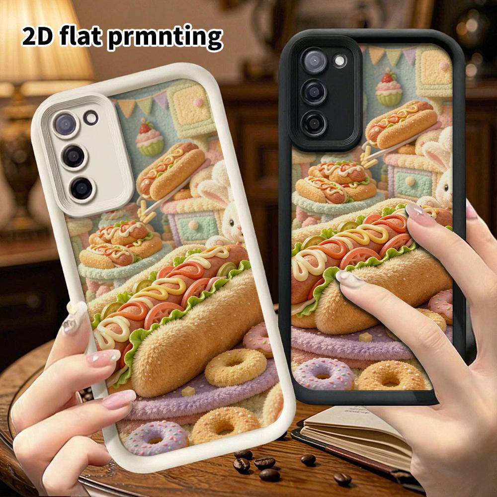 Phone case: 2D flat, suitable for Samsung Galaxy A34 A35 M05 M06 S20 S22 S21 FE Plus 5G protective case, mini kitchen, perfect Christmas and Halloween