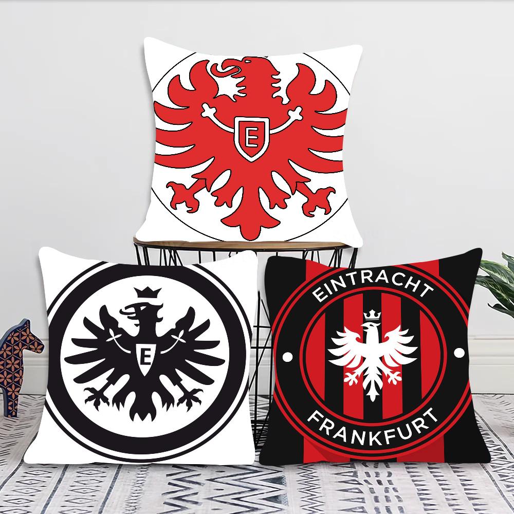 E-Eintracht-F-Frankfurt Pillow Case Square Pillow Bedroom Sofa Leisure Comfort Cushion Car Living Room Home Decoration 40X40