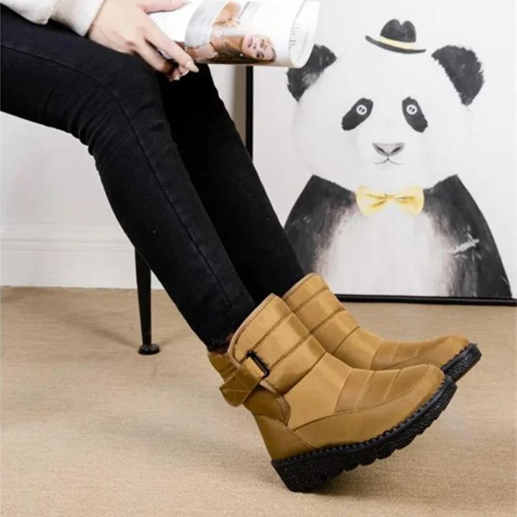 Boots Women Non Slip Waterproof Winter Snow Boots Platform Shoes for Women Warm Ankle Boots Cotton Padded Shoes Botas De Mujer