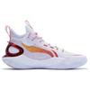 Li Ning Sonic Ultra Shock Absorbing Non-Slip Durable Mid-Top Basketball Shoes Men Sneakers White Red ABAS145-9