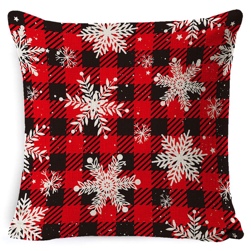 Pillowcase Christmas Pillowcase Light Luxury Pillowcase Ins Style Car Neck Cushion Office Lumbar Support