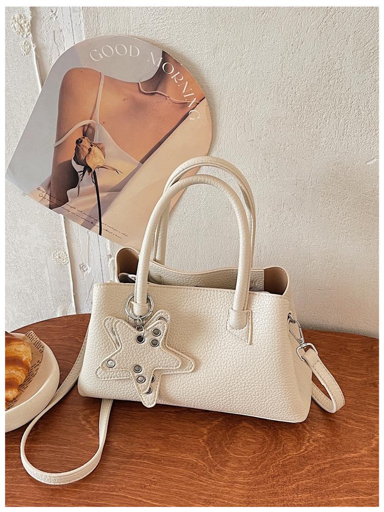Summer 2026 Women's Fashion Casual Texture Shoulder Crossbody Handbag