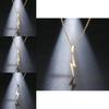 Lightning Design Stainless Steel Necklace For Couples With Fashionable Electroplated Surface