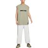 Nike Tank Tops Men's Light Green Gray/Black/Black Crew Neck Moderate Straight Fit IB2768-320
