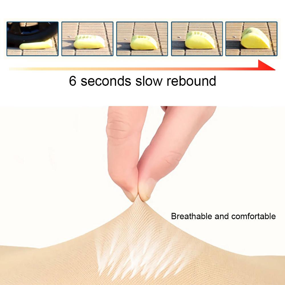 1PCS Travel Support Soft Head Rest Car Neck Pillow Memory Foam Cushion Fabric Cover Polyester Car Headrest Neck Pillow For Feat Chair In Auto