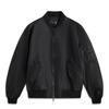 Li Ning Sports Lifestyle Series Casual American Vintage Minimalist Trendy Solid Color Baseball Collar Spliced Jacket Unisex Jacket Black AJDV081-4