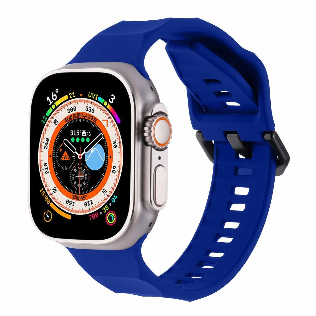 Soft Silicone Band for Apple Watch Ultra 3/2 49mm 46mm 45mm 44mm 42mm 40 41 Mm Sport Wristband iWatch Series 11 10 9 8 7 5 SE 3
