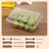 Portable Disposable Transparent Plastic Rectangular Fruit Packaging Box with Lid