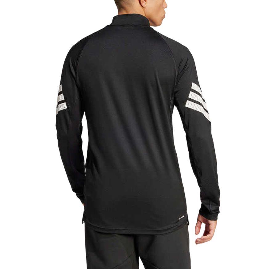 adidas SS25 Sports Leisure Series Comfortable Soft Slim Fit Long Sleeve T-Shirt Men Tops Black JW7567