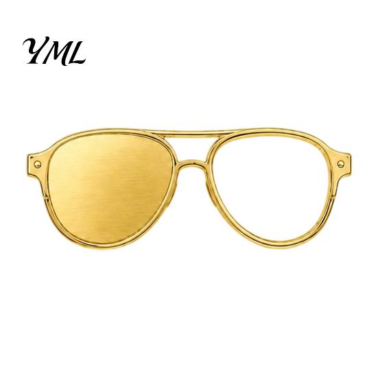 Glasses Hanging Pin Eyeglasses Holder Brooch Pin, Shape Lapel for Men Women, Decorative Clothes Decoration Accessories Suit Dress Shirt Collar