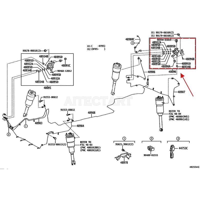 

Height Control Valve Sub Assembly No.2 For Lexus LS460 OEM 4809650050 4809630080 48096-50050 48096-30080 Brand New Height Sensor