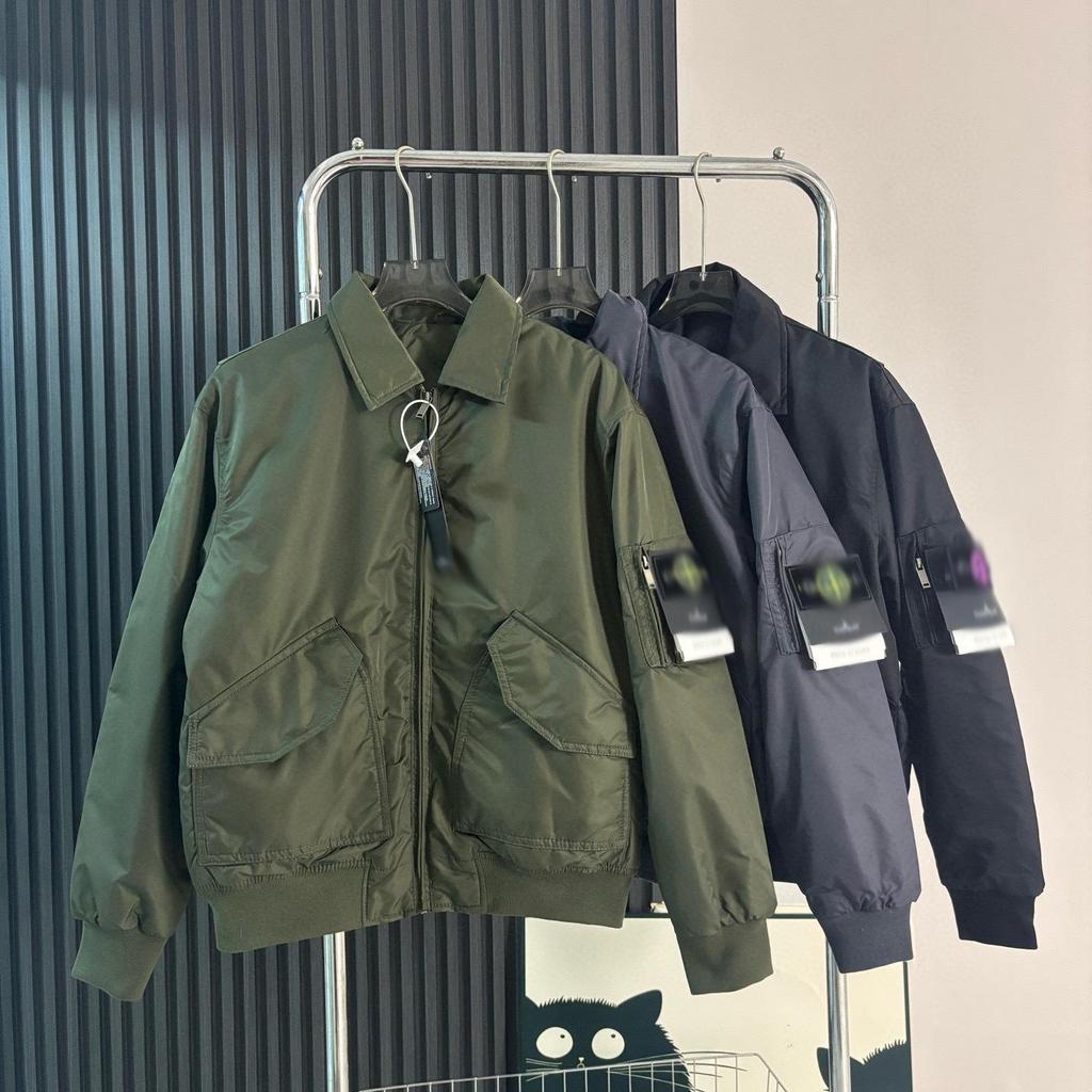 Retro Piloten-Baseballjacke im japanischen Stil - Herren Herbst/Winter Baumwolle Arbeitskleidung