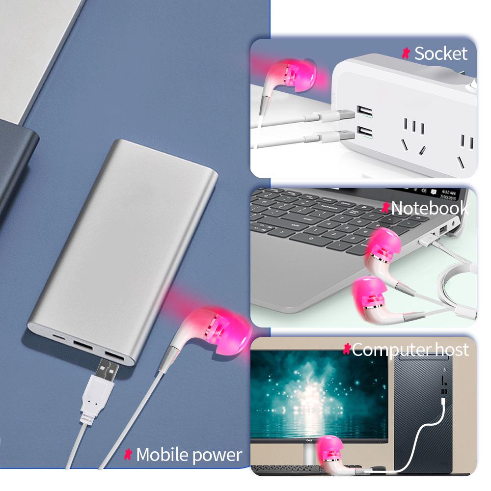 Laser Oorkanaal Therapieapparaat: 650nm USB Halfgeleider Laser Accessoire