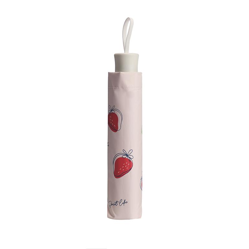 Heaven Umbrella Selection Triple Fold Sunny Umbrella 36302E Berry Good Time