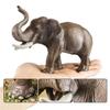 Realistic Simulation Elephant Model Plastic Mini Animal Statue  Birthday Gift